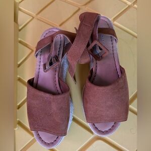 American Eagle Outfitters Tan Suede Espadrilles